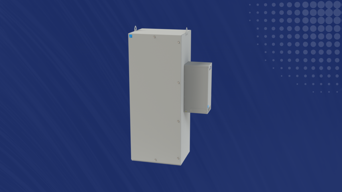 Vertical Enclosure for protection in debris environments.